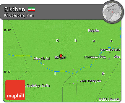 Political Map of Bisthan