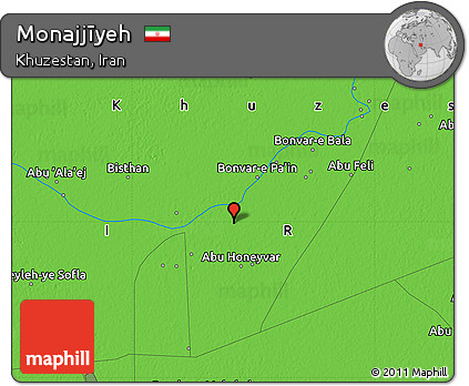 Political Map of Monajjīyeh