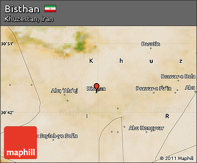 Satellite Map of Bisthan