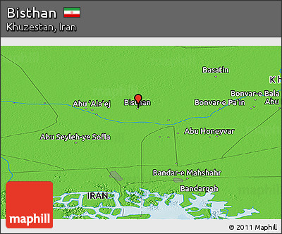 Political Panoramic Map of Bisthan