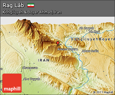 Physical 3D Map of Rag Lāb