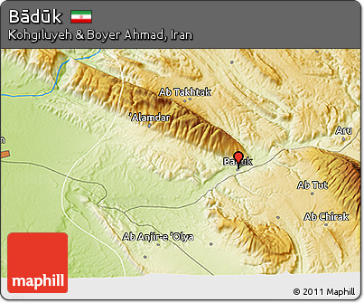 Physical 3D Map of Bādūk