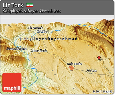 Physical 3D Map of Līr Tork