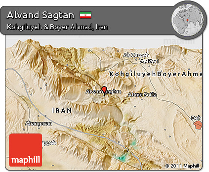 Satellite 3D Map of Alvand Sagtan