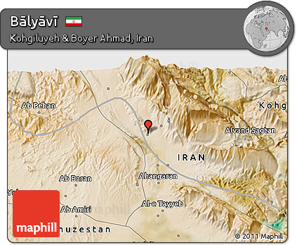 Satellite 3D Map of Bālyāvī