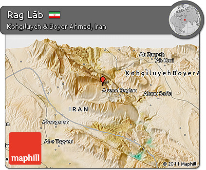 Satellite 3D Map of Rag Lāb