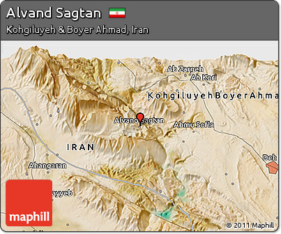 Satellite 3D Map of Alvand Sagtan
