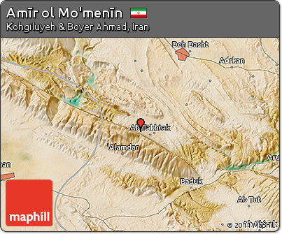 Satellite 3D Map of Amīr Ol Mo'menīn