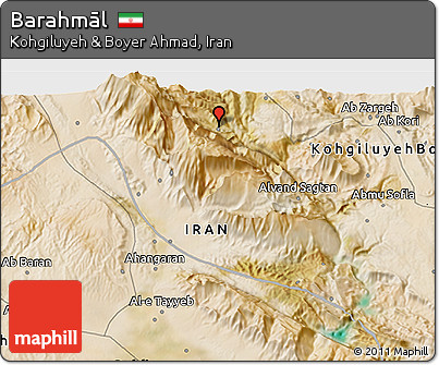 Satellite 3D Map of Barahmāl