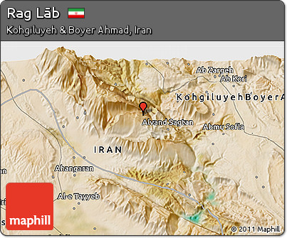 Satellite 3D Map of Rag Lāb