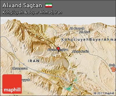 Satellite 3D Map of Alvand Sagtan
