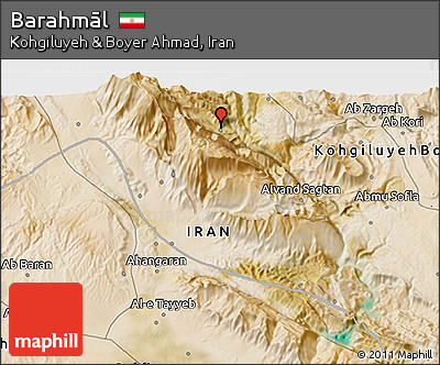 Satellite 3D Map of Barahmāl
