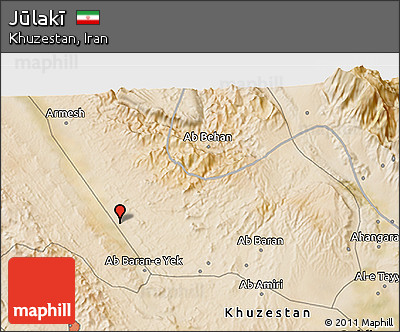 Satellite 3D Map of Jūlakī