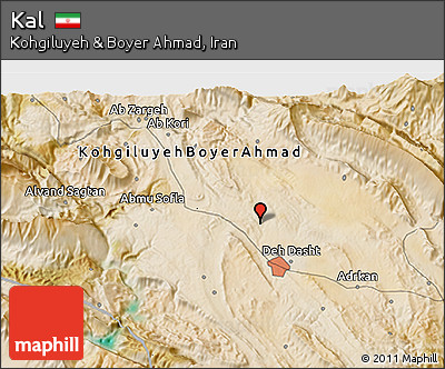 Satellite 3D Map of Kal