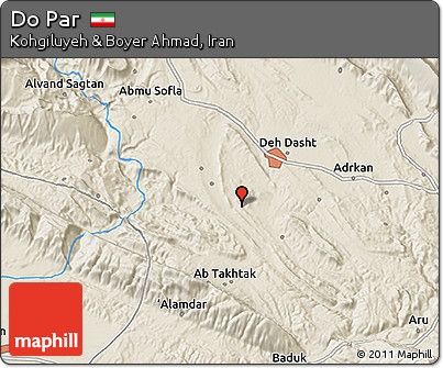 Shaded Relief 3D Map of Do Par
