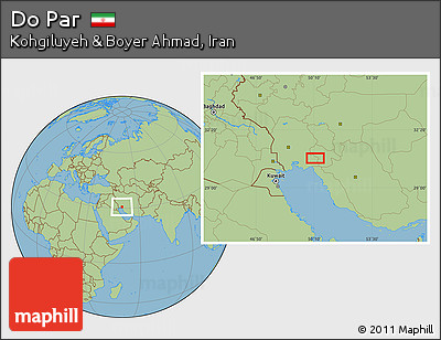Savanna Style Location Map of Do Par