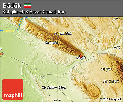 Physical Map of Bādūk