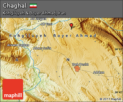 Physical Map of Chaghal