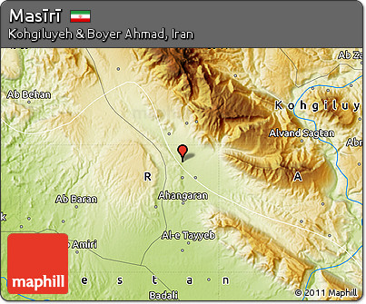 Physical Map of Masīrī