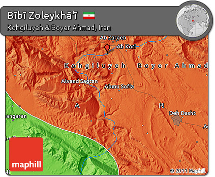 Political Map of Bībī Zoleykhā'ī