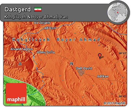 Political Map of Dastgerd