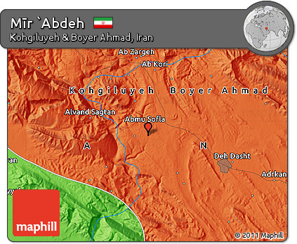 Political Map of Mīr `Abdeh