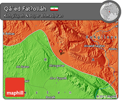 Political Map of Qā`ed Fatḩollāh