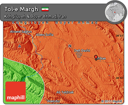 Political Map of Tol-e Margh