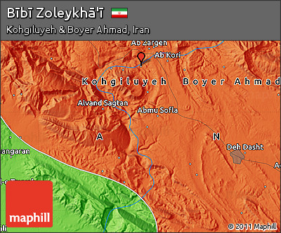 Political Map of Bībī Zoleykhā'ī