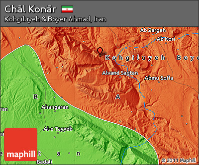 Political Map of Chāl Konār