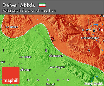 Political Map of Deh-e `Abbās