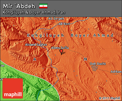 Political Map of Mīr `Abdeh