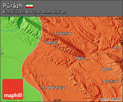 Political Map of Pūrāzh