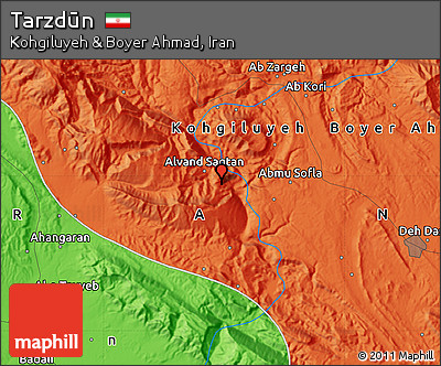 Political Map of Tarzdūn