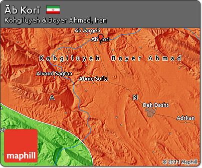 Political Map of Āb Korī