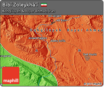 Political Map of Bībī Zoleykhā'ī