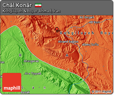 Political Map of Chāl Konār