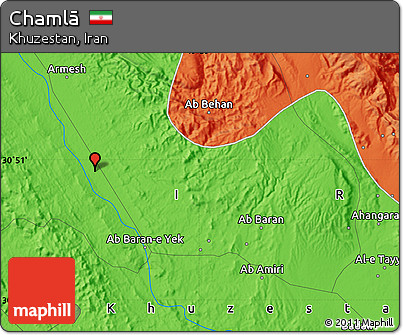 Political Map of Chamlā