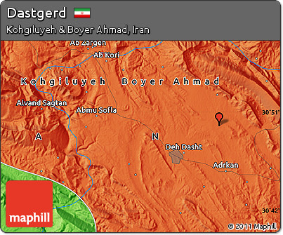 Political Map of Dastgerd