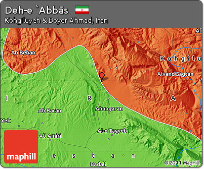Political Map of Deh-e `Abbās