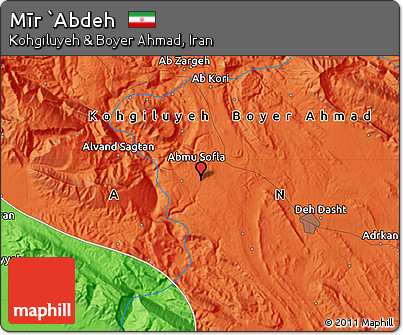 Political Map of Mīr `Abdeh