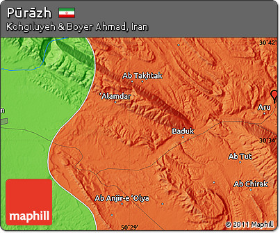 Political Map of Pūrāzh
