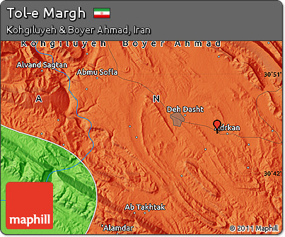 Political Map of Tol-e Margh