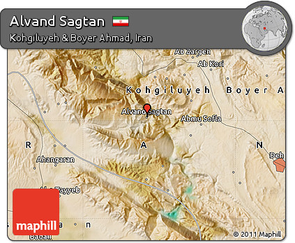 Satellite Map of Alvand Sagtan