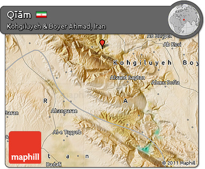 Satellite Map of Qīām