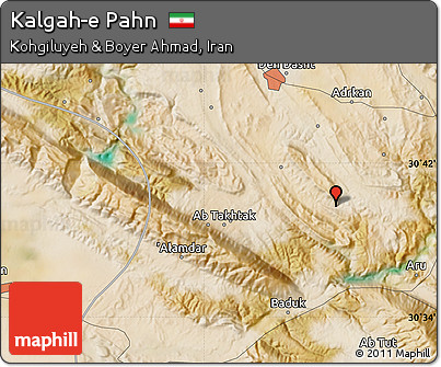 Satellite Map of Kalgah-e Pahn
