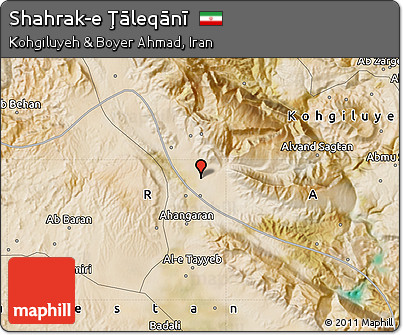 Satellite Map of Shahrak-e Ţāleqānī