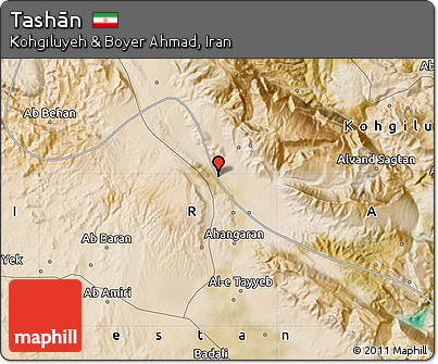 Satellite Map of Tashān