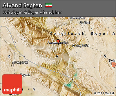 Satellite Map of Alvand Sagtan