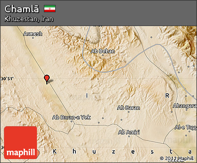 Satellite Map of Chamlā